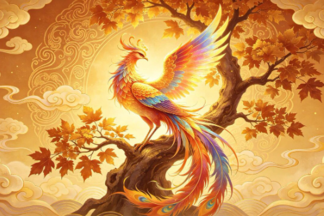 520，若有凤凰栖梧桐，如意吉祥