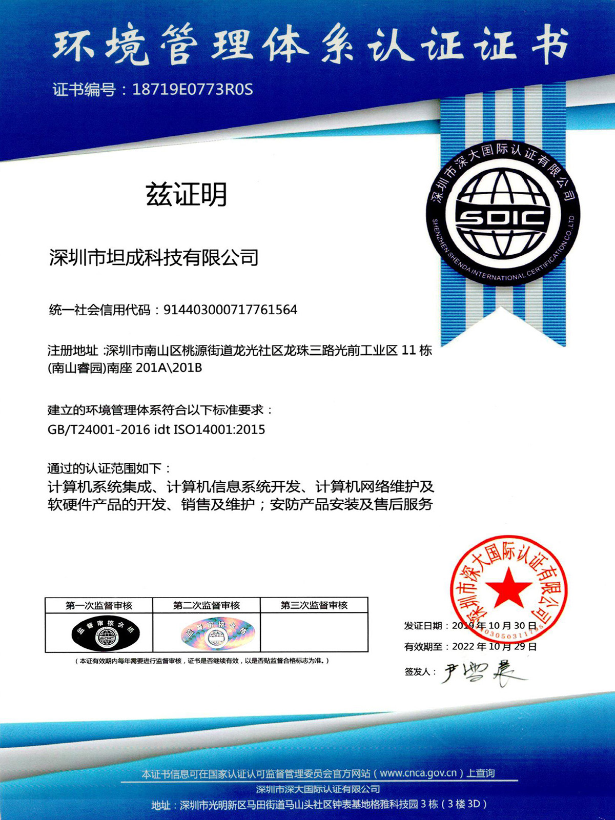ISO14001环境管理体系